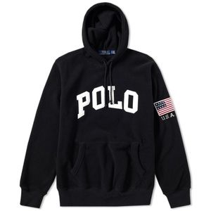 Rare** Polo Ralph Lauren Fleece Popover Hoodie